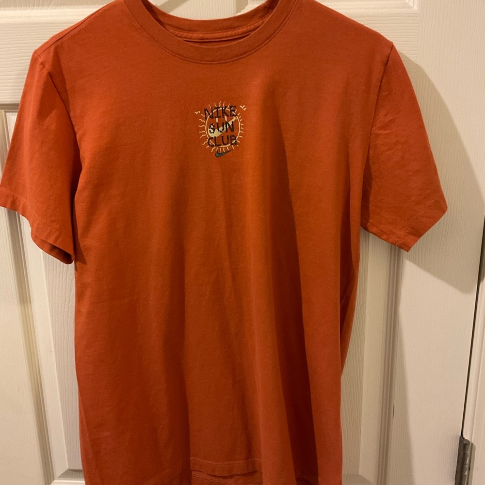 Nike Orange Short Sleeve Sun Club Tee